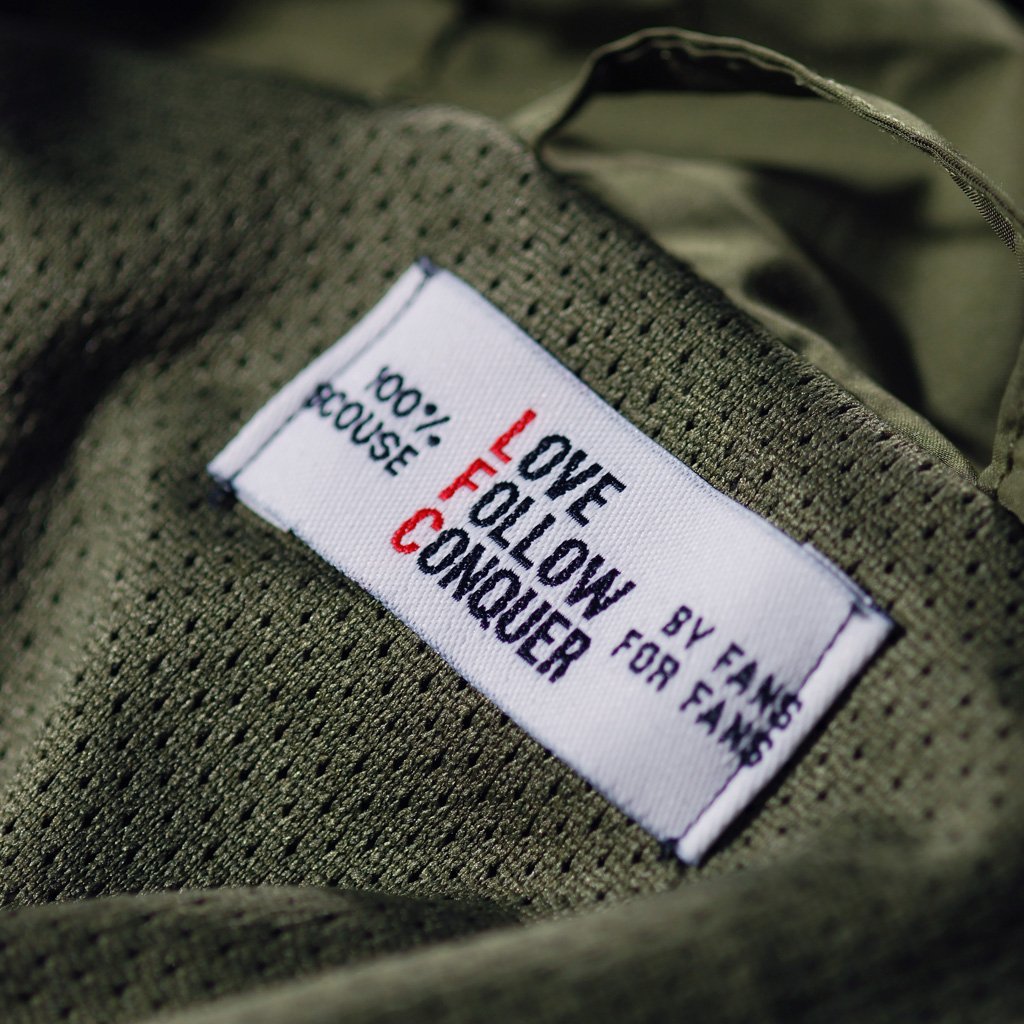 Love Follow Conquer Jackets Liverpool Awayday Jacket Olive