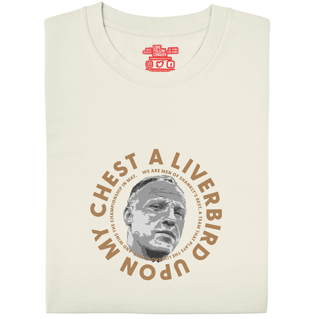 Love Follow Conquer T-Shirts Liverpool A Liverbird ecru t-shirt