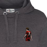 Love Follow Conquer Hoodie Liverpool Kenny Dalglish inspired charcoal hoodie