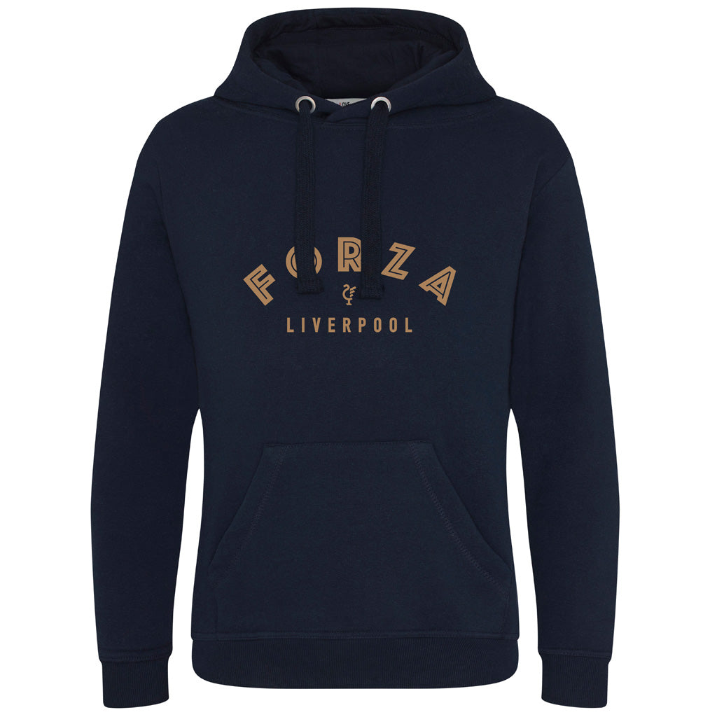Love Follow Conquer Hoodie Liverpool Forza Premium navy hoodie