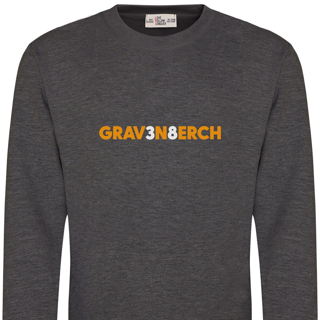 Love Follow Conquer Sweatshirts Liverpool Gravenberch charcoal sweatshirt