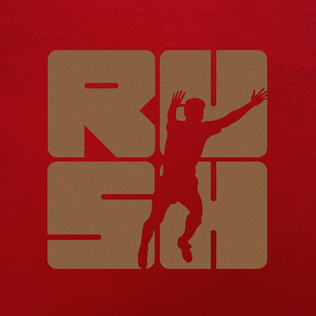 Liverpool Ian Rush inspired red t-shirt