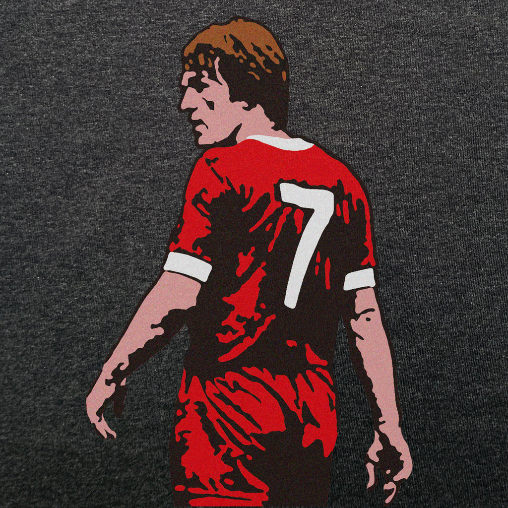 Love Follow Conquer T-Shirts Liverpool Dalglish inspired charcoal t-shirt
