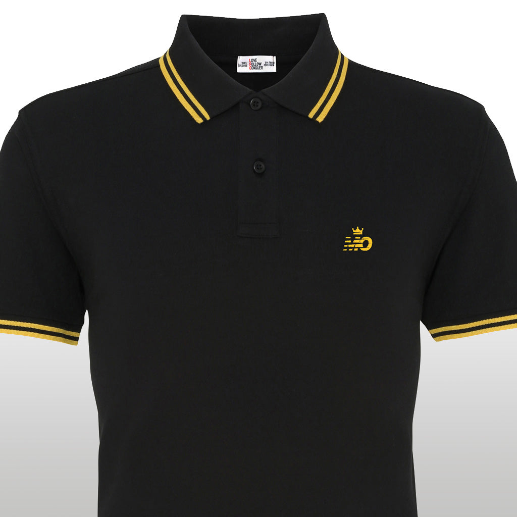 Liverpool King Mo Polo Black/Yellow