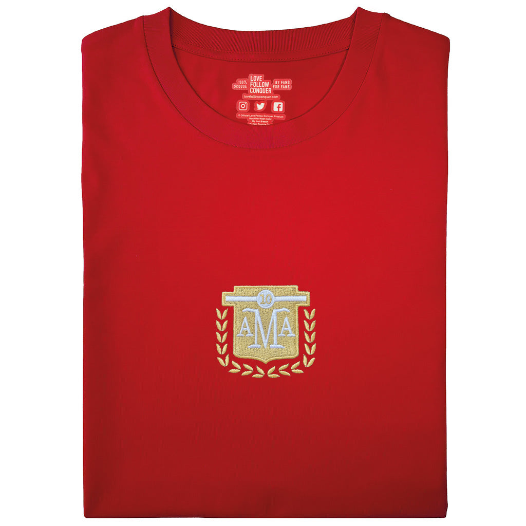 Love Follow Conquer T-Shirts Liverpool Alexis Mac Allister inspired red t-shirt