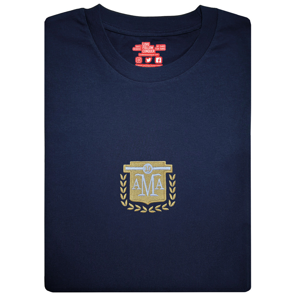 Love Follow Conquer T-Shirts Liverpool Alexis Mac Allister inspired navy t-shirt