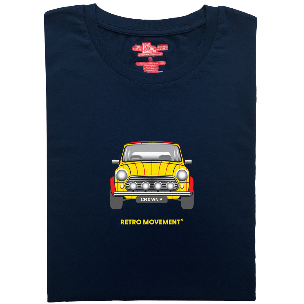 Love Follow Conquer T-Shirts Liverpool Retro Mini inspired navy t-shirt