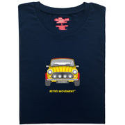 Love Follow Conquer T-Shirts Liverpool Retro Mini inspired navy t-shirt