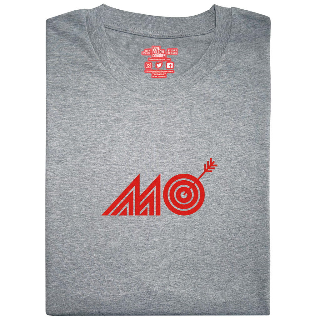 Love Follow Conquer T-Shirts Liverpool Mo Salah inspired grey t-shirt