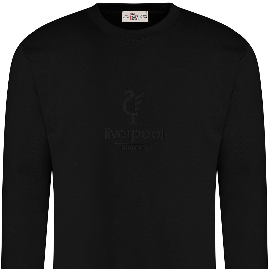 Love Follow Conquer Sweatshirts Liverpool Originals Shadow black sweatshirt