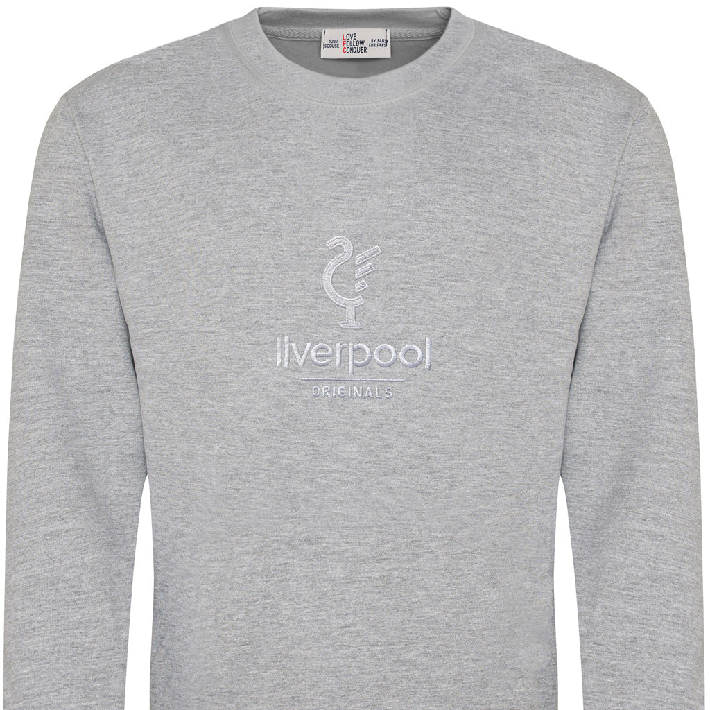Love Follow Conquer Sweatshirts Liverpool Originals Shadow grey sweatshirt