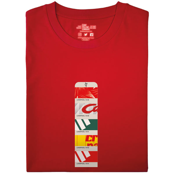Liverpool Retro 82-91 red t-shirt