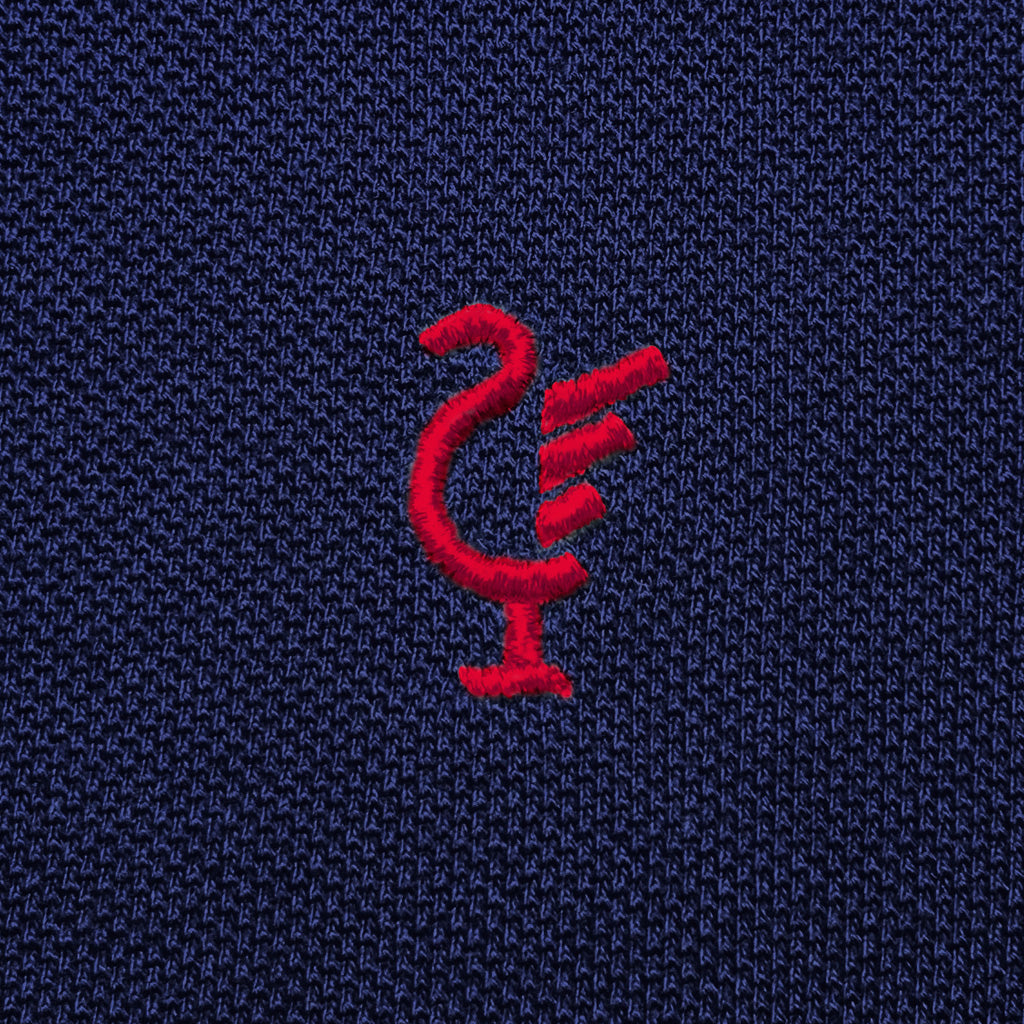 Love Follow Conquer Polos Liverpool Scouse 05 Polo Navy/Red