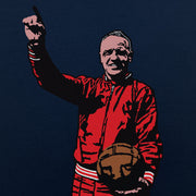 Love Follow Conquer T-Shirts Liverpool Shankly inspired navy t-shirt