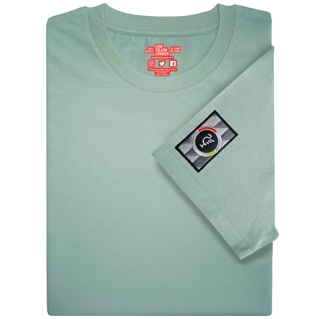Love Follow Conquer T-Shirts Liverpool Spion Retro green t-shirt