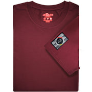 Love Follow Conquer T-Shirts Liverpool Spion Retro burgundy t-shirt
