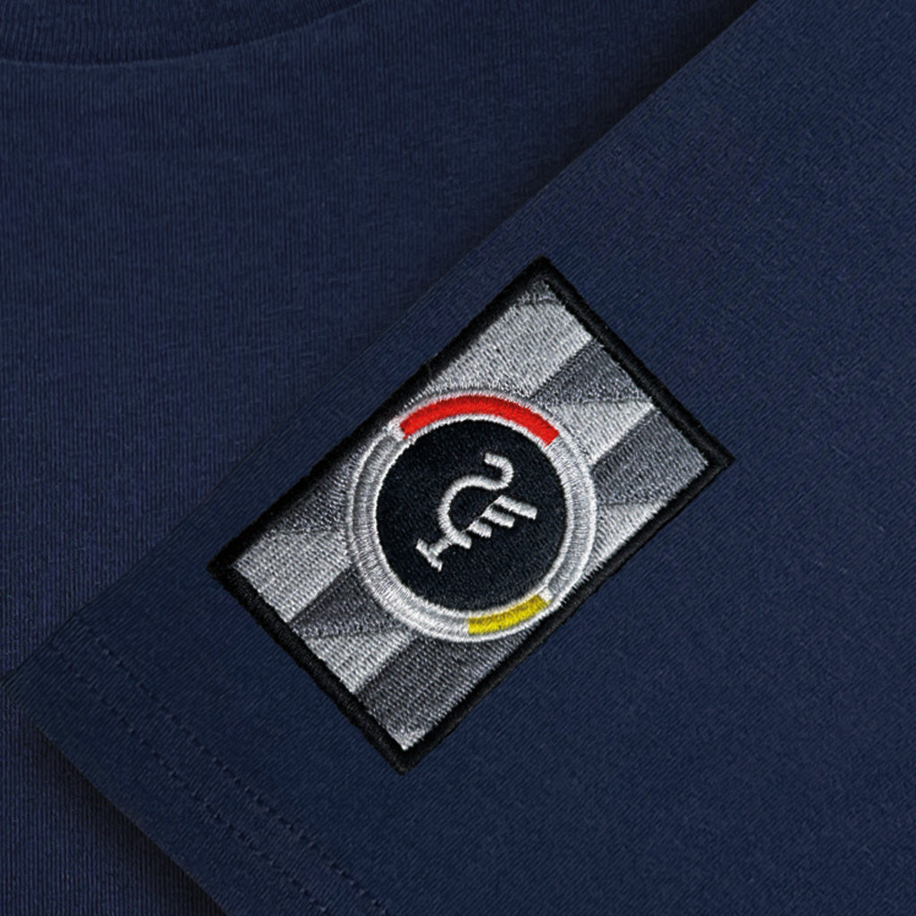 Love Follow Conquer T-Shirts Liverpool Spion Retro navy t-shirt