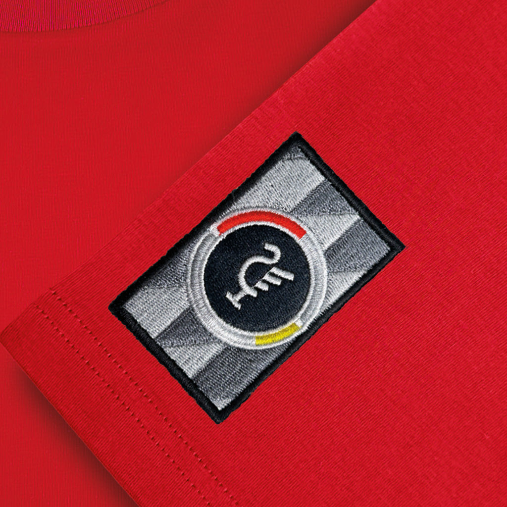 Love Follow Conquer T-Shirts Liverpool Spion Retro red t-shirt