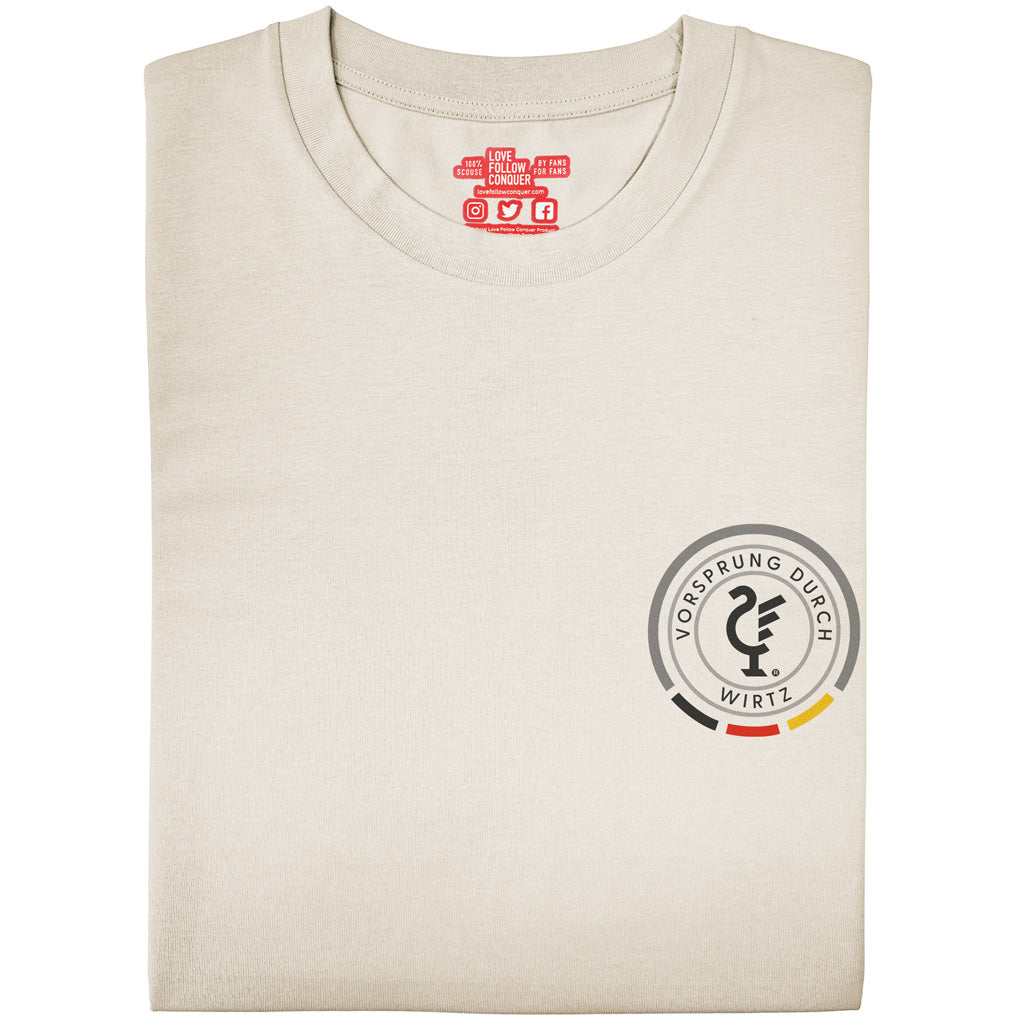 Love Follow Conquer T-Shirts Liverpool Vorsprung Wirtz ecru t-shirt