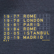Love Follow Conquer T-Shirts Liverpool 6 Times charcoal t-shirt