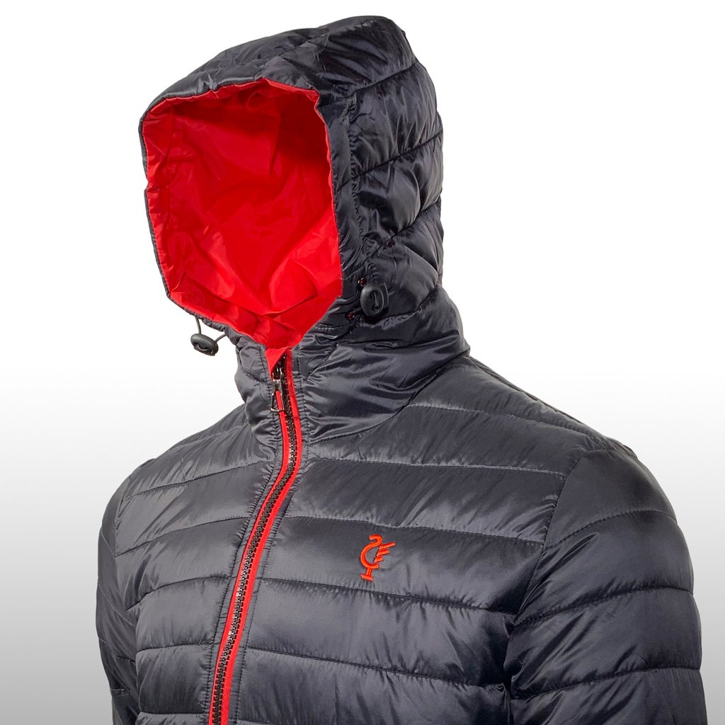 Love Follow Conquer Jackets Liverpool Awayday Puffa Coat black/red