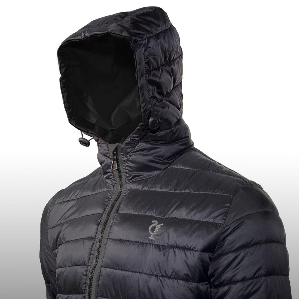 Love Follow Conquer Jackets Liverpool Awayday Puffa Coat black