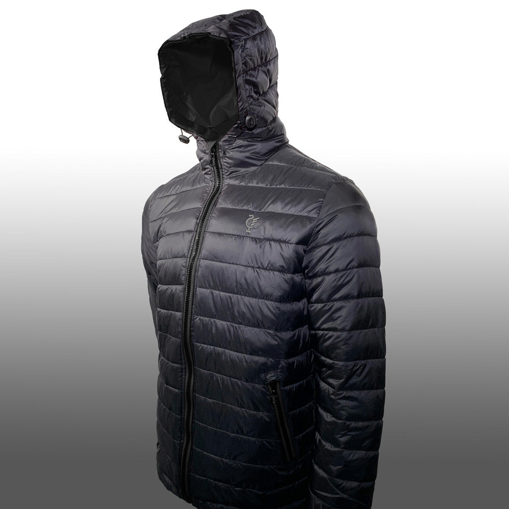 Love Follow Conquer Jackets Liverpool Awayday Puffa Coat black