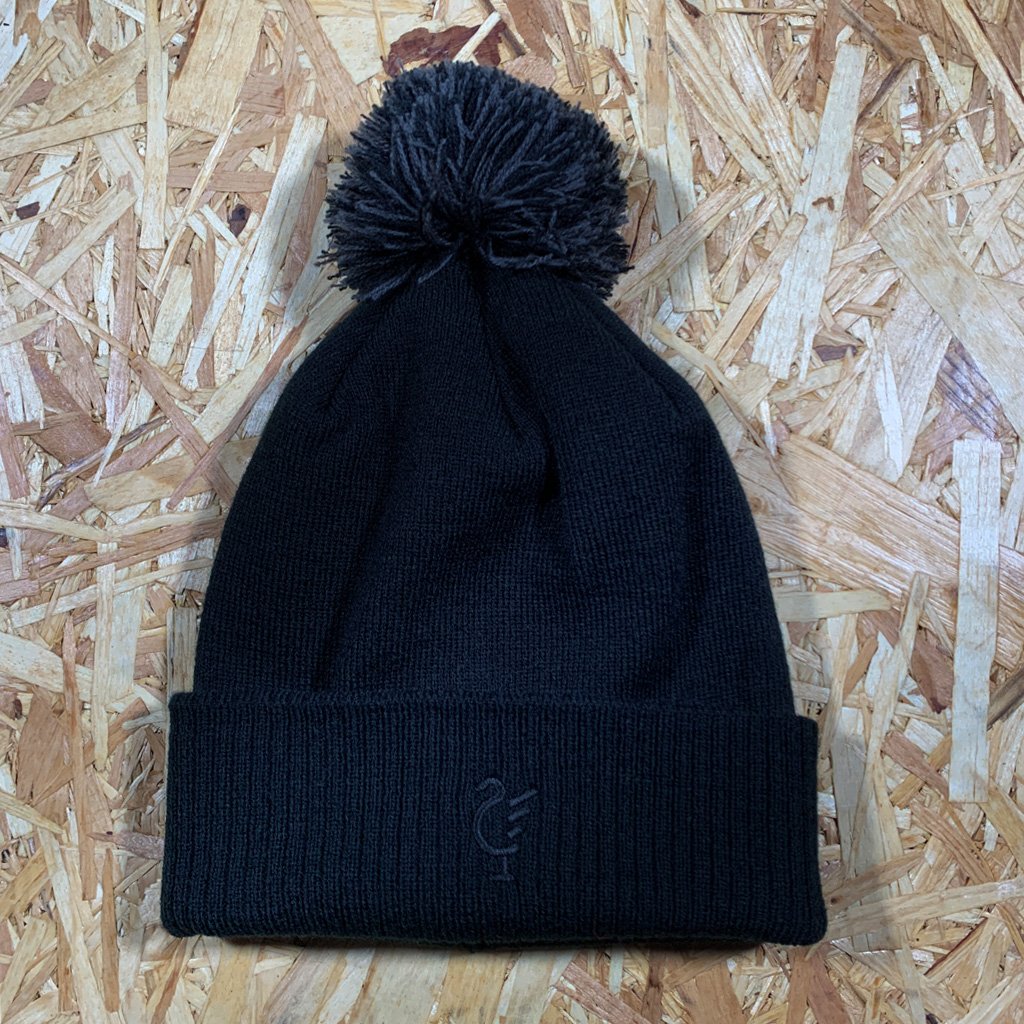 Love Follow Conquer Accessories ONE SIZE Liverpool Scouse 77 bobble hat black