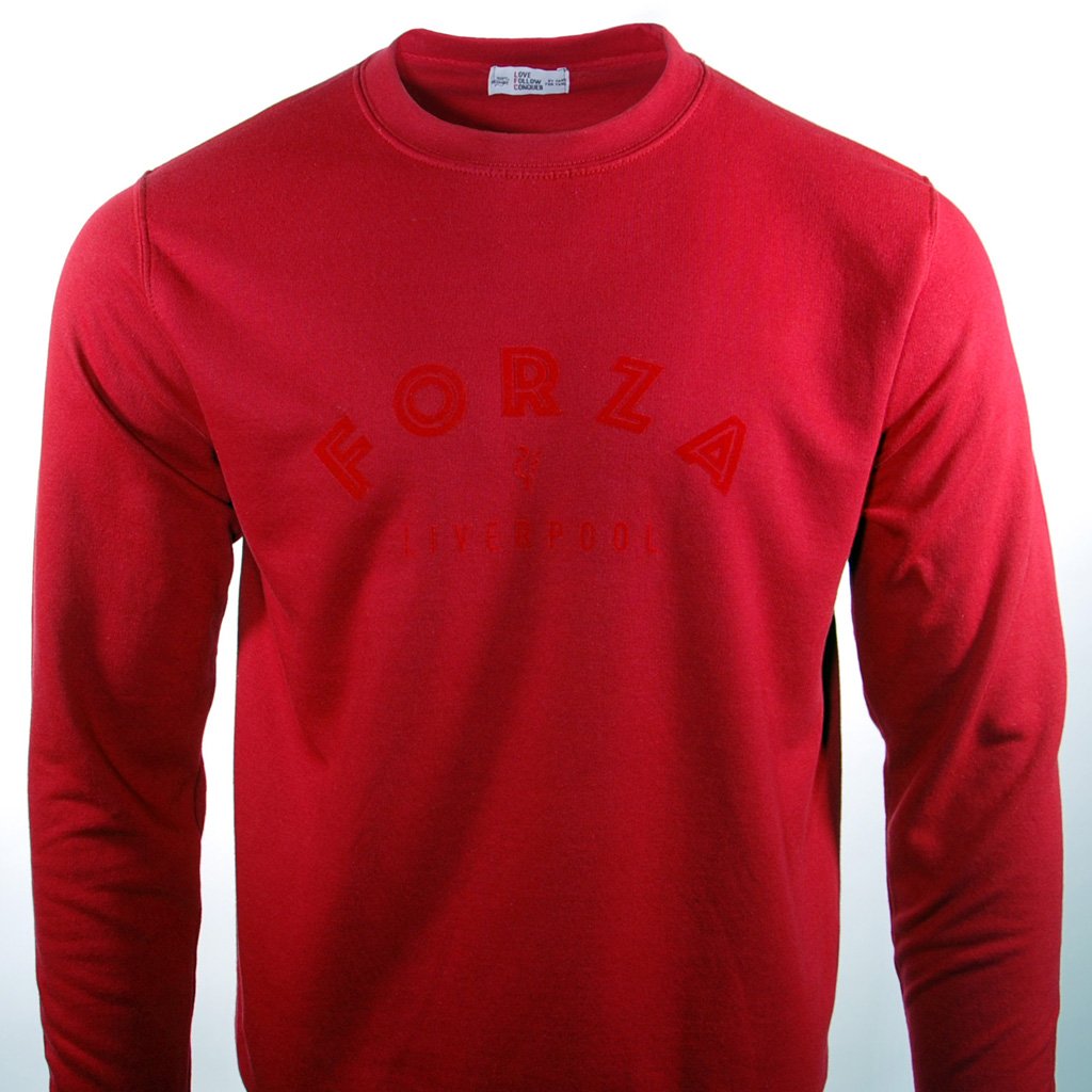 Love Follow Conquer Sweatshirts Forza Liverpool Sweatshirt red
