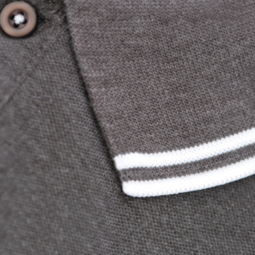 Love Follow Conquer Polos Liverpool Scouse 77 Polo Charcoal/White