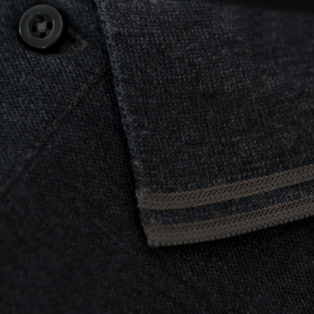 Love Follow Conquer Polos Liverpool Scouse 77 Polo Charcoal/Grey