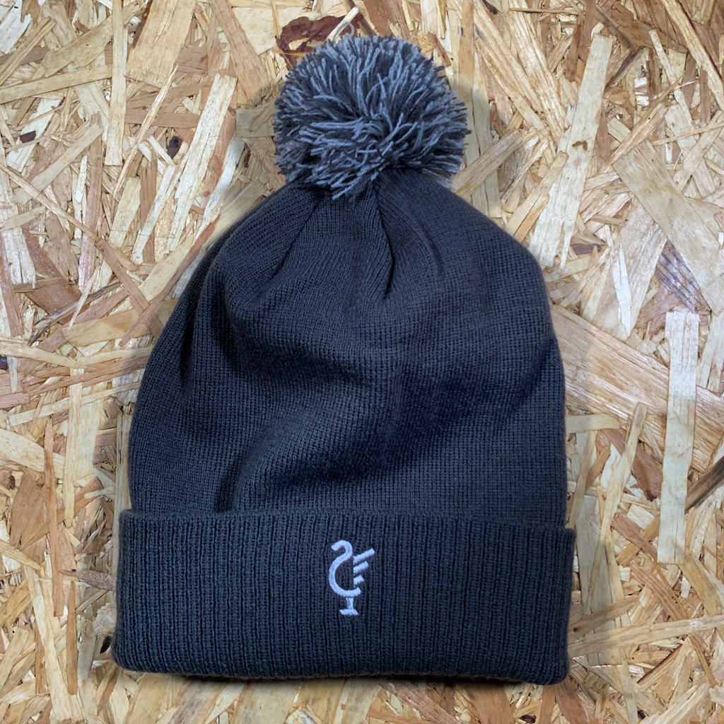 Love Follow Conquer Accessories ONE SIZE Liverpool Scouse 77 bobble hat grey/light grey