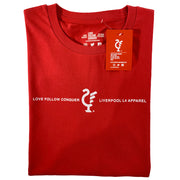 Love Follow Conquer T-Shirts Liverpool red t-shirt