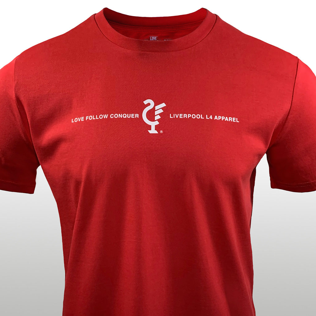 Love Follow Conquer T-Shirts Liverpool red t-shirt
