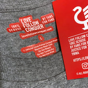 Love Follow Conquer T-Shirts Liverpool Leiva Brazil grey t-shirt