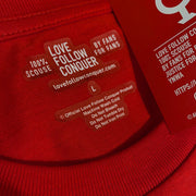 Love Follow Conquer T-Shirts Liverpool Old Big Ears red t-shirt