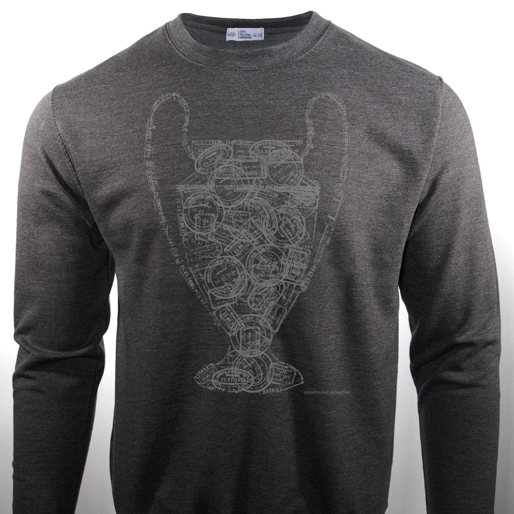 Love Follow Conquer Sweatshirts Liverpool Old Big Ears 2020 Sweatshirt charcoal