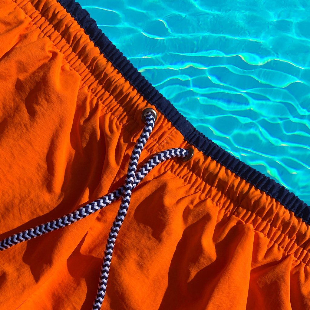 Love Follow Conquer Swimming shorts Liverpool Awayday Swim Shorts orange