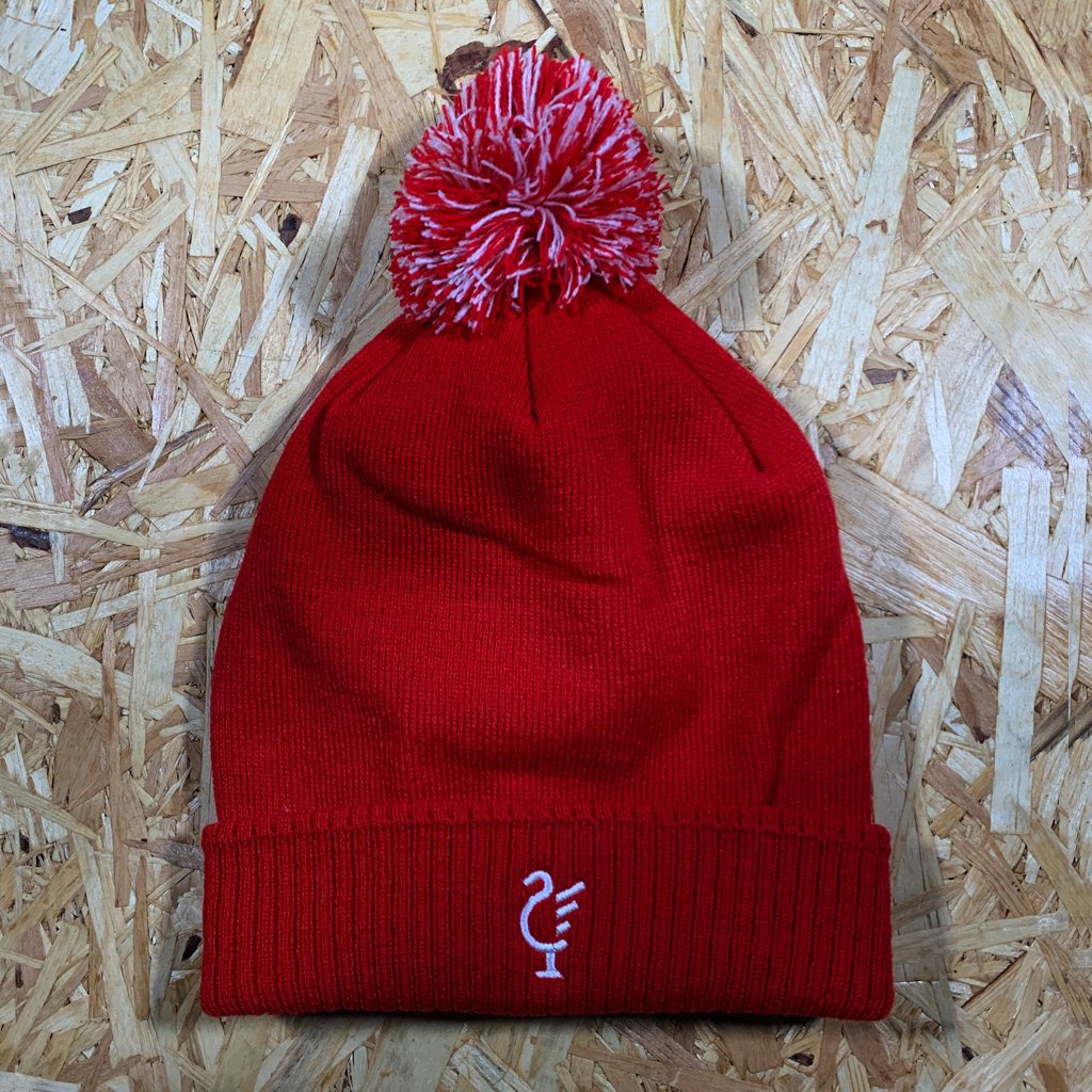 Love Follow Conquer Accessories ONE SIZE Liverpool Scouse 77 bobble hat red