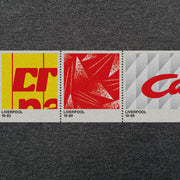 Love Follow Conquer T-Shirts Liverpool Retro 82-89 v3 charcoal t-shirt