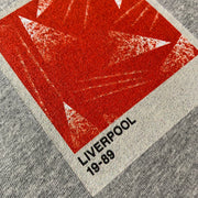 Love Follow Conquer T-Shirts Liverpool Retro 89 v1 grey t-shirt