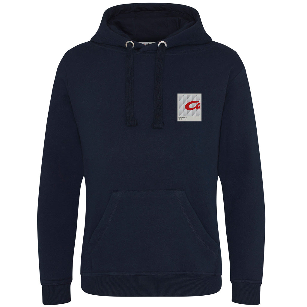 Love Follow Conquer Hoodie Liverpool Retro 1982-89 navy hoodie