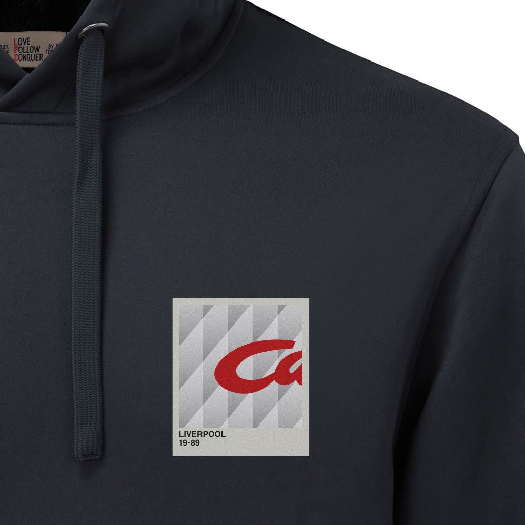 Love Follow Conquer Hoodie Liverpool Retro 1982-89 navy hoodie