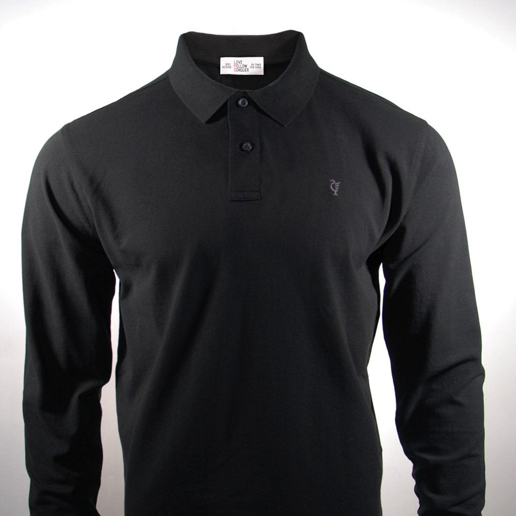 Love Follow Conquer Polos Liverpool Scouse 78 Polo Black