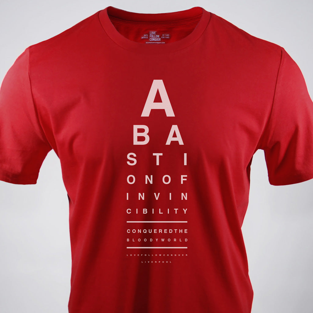 Liverpool Shankly's Vision inspired red t-shirt