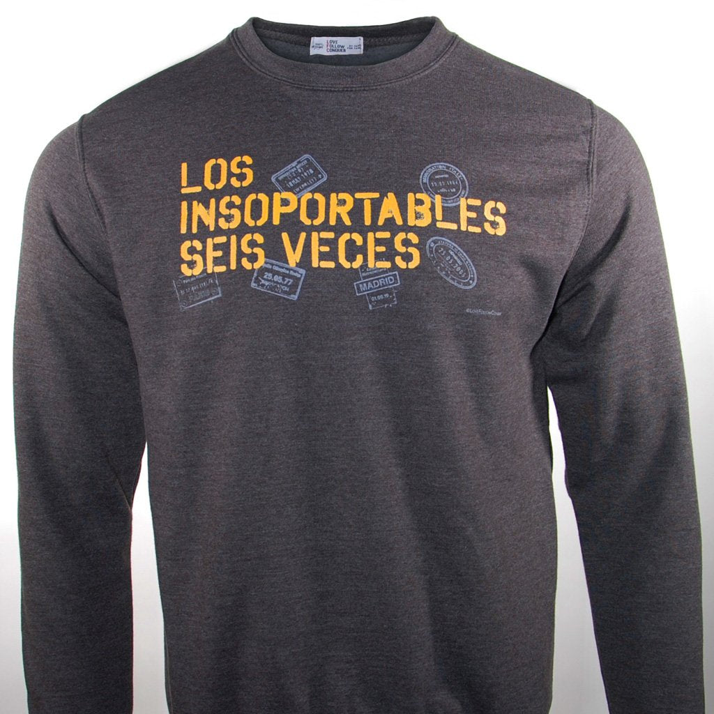 Love Follow Conquer Sweatshirts Liverpool Unbearables 6 Times Sweatshirt charcoal