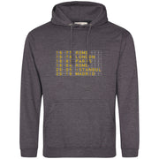 Love Follow Conquer Hoodies Classic Liverpool 6 Times Classic charcoal hoodie