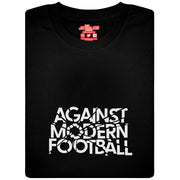 Love Follow Conquer T-Shirts Liverpool Against Modern Football black t-shirt