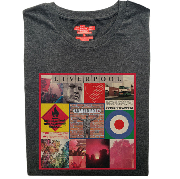 Liverpool Anfield Road charcoal t-shirt