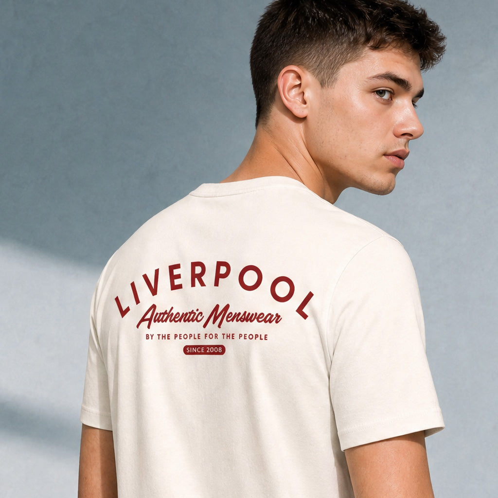 Liverpool Menswear ecru t-shirt